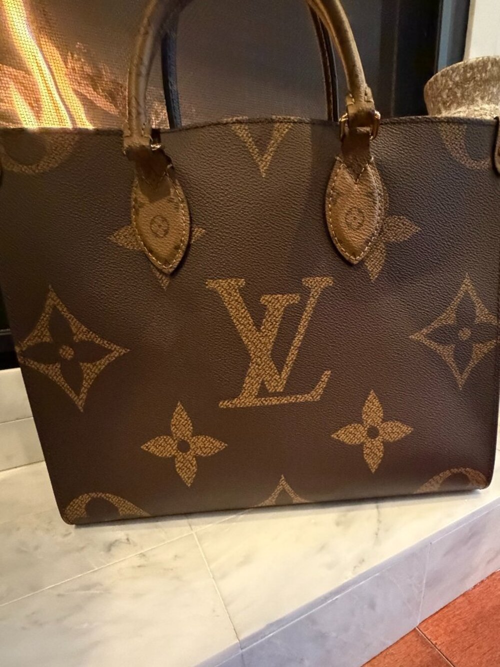 Louis Vuitton OnTheGo PM Reverse Monogram Tote – Brown | Statement Piece